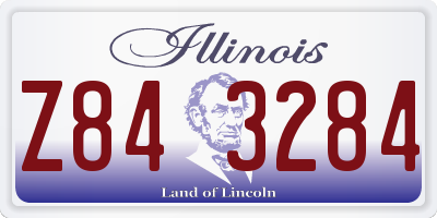 IL license plate Z843284