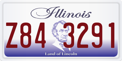 IL license plate Z843291