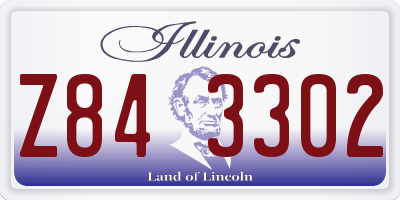 IL license plate Z843302