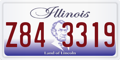 IL license plate Z843319