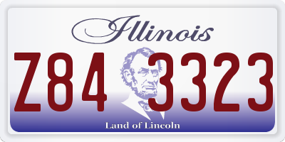 IL license plate Z843323