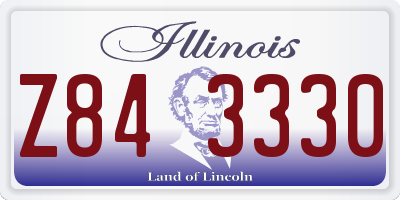 IL license plate Z843330