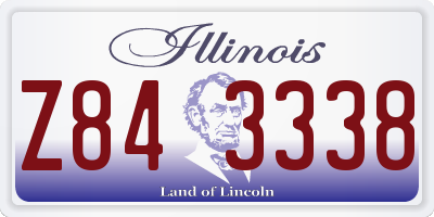 IL license plate Z843338