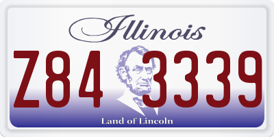 IL license plate Z843339