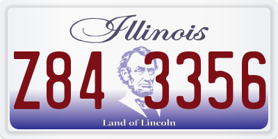 IL license plate Z843356