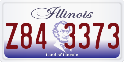 IL license plate Z843373