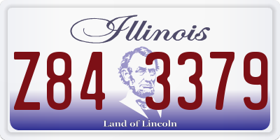 IL license plate Z843379