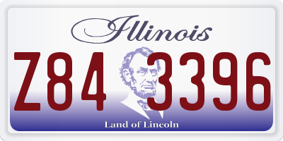 IL license plate Z843396