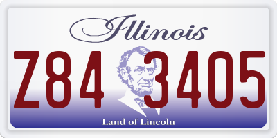 IL license plate Z843405