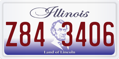 IL license plate Z843406