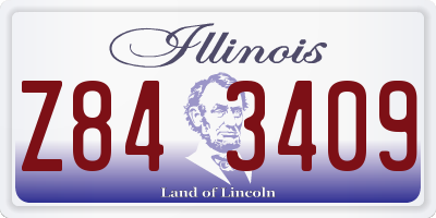 IL license plate Z843409