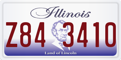 IL license plate Z843410