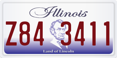 IL license plate Z843411