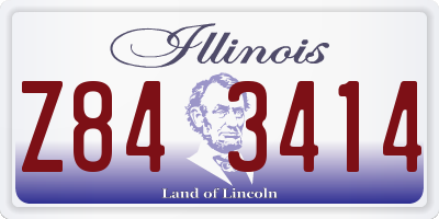 IL license plate Z843414