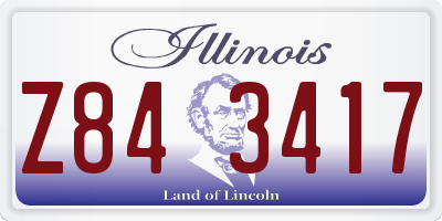 IL license plate Z843417