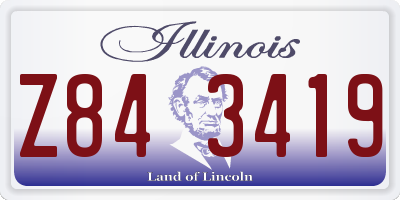 IL license plate Z843419