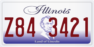 IL license plate Z843421