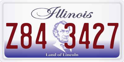 IL license plate Z843427