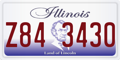IL license plate Z843430