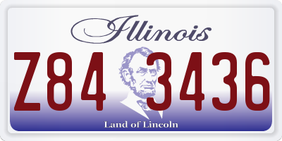 IL license plate Z843436