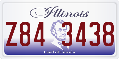 IL license plate Z843438