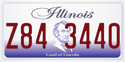 IL license plate Z843440