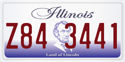 IL license plate Z843441