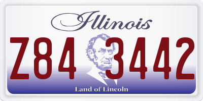 IL license plate Z843442