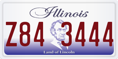 IL license plate Z843444
