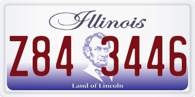 IL license plate Z843446