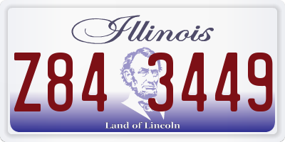 IL license plate Z843449