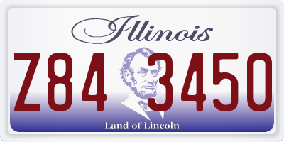IL license plate Z843450
