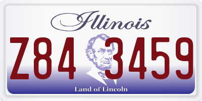 IL license plate Z843459