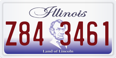 IL license plate Z843461