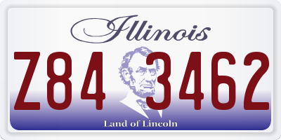 IL license plate Z843462