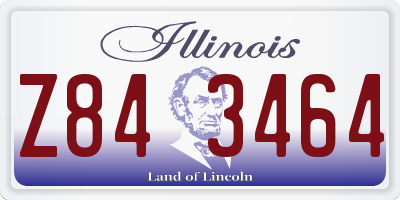 IL license plate Z843464