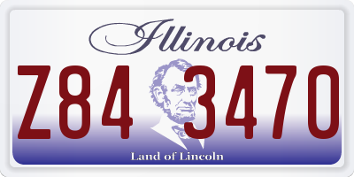 IL license plate Z843470