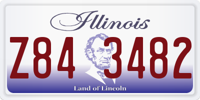 IL license plate Z843482