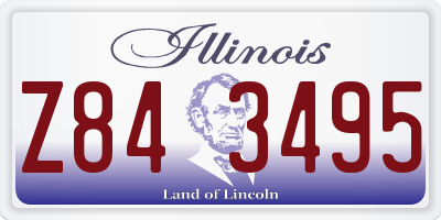 IL license plate Z843495