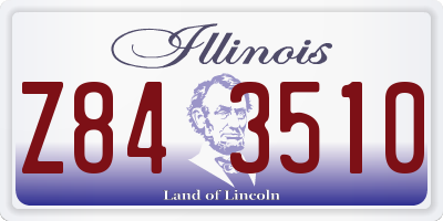 IL license plate Z843510