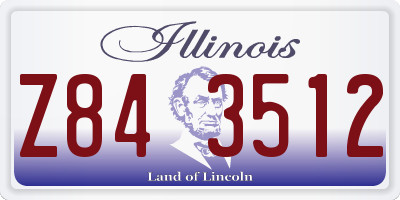 IL license plate Z843512