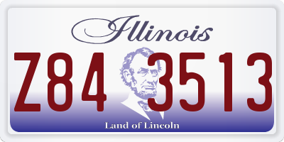IL license plate Z843513
