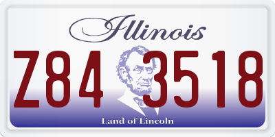IL license plate Z843518