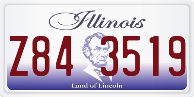 IL license plate Z843519