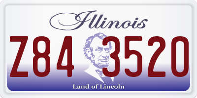 IL license plate Z843520