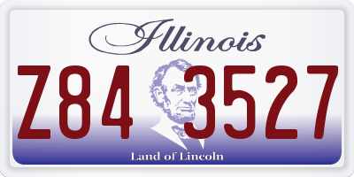 IL license plate Z843527
