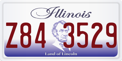 IL license plate Z843529