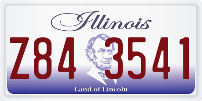 IL license plate Z843541