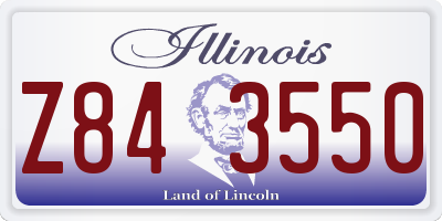 IL license plate Z843550