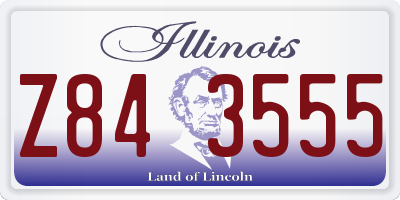 IL license plate Z843555